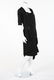 A Yohji Yamamoto double breasted black gabardine dress, - 3
