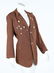 An early Yohji Yamamoto brown wool jacket with button - 2