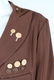 An early Yohji Yamamoto brown wool jacket with button - 4