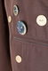 An early Yohji Yamamoto brown wool jacket with button - 5