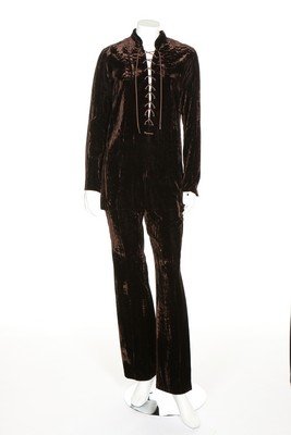 An Yves Saint Laurent crushed velvet Saharienne (1 of 7)