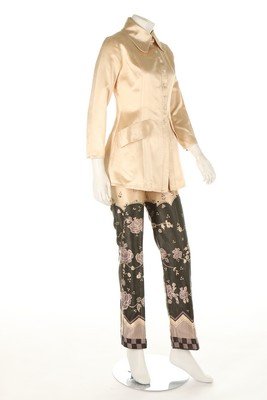 An Ossie Clark 'Lamborghini' suit, 1968, labelled, (1 of 8)