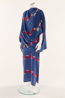An early Issey Miyake printed silk ensemble, early (1 of 9)