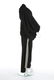 A Yohji Yamamoto black gabardine 'Adidas' striped - 3