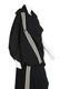 A Yohji Yamamoto black gabardine 'Adidas' striped - 4