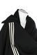 A Yohji Yamamoto black gabardine 'Adidas' striped - 5