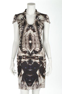 An Alexander McQueen crystal print cocktail dress, (1 of 7)