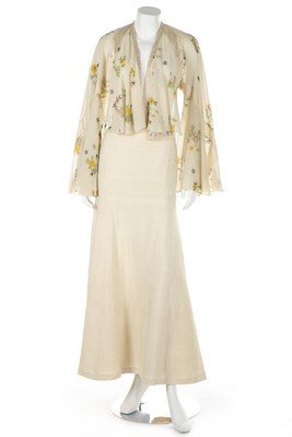 An Ossie Clark/Celia Birtwell printed chiffon bolero (1 of 8)