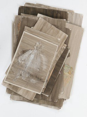 A group of Cynthia Tinguey costume designs, approx 35,: A group of Cynthia Tinguey costume designs, approx 35, for the pantomime production of 'Jack and the Beanstalk' with Jimmy Tarbuck, the Palladium, 1968 and the production of 'Robin Hood' with Edward W