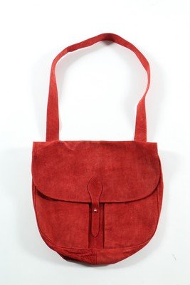 A Biba rust brown suede satchel with matching boots, (1 of 9)