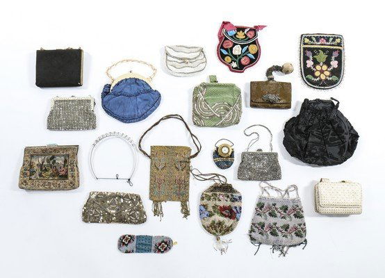 A group of evening bags, purses and pouches, including (1 of 8)