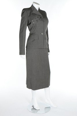 A Gilbert Adrian grey wool suit, early 1950s, labelled, (1 of 6)