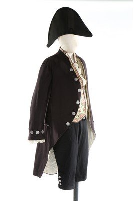 A gentleman's court livery, 19th century, comprising: (1 of 9)