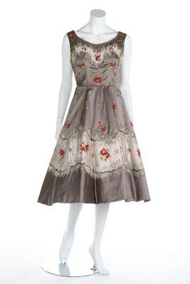 Two couture evening gowns, 1950s, comprising Pierre (1 of 8)