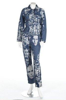 Two Jean Paul Gaultier ensembles, 1990s, metal Jeans (1 of 9)