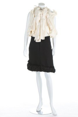 A Comme des Garçons padded calico 'toile' bodice, (1 of 8)