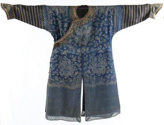 An embroidered summer gauze dragon robe, jifu, circa (1 of 7)