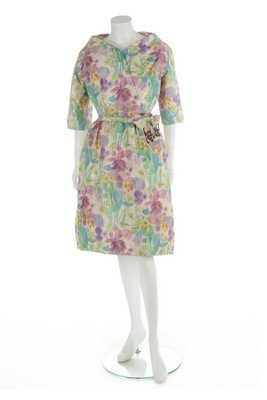 A Castillo for Jeanne Lanvin couture silk dress and (1 of 8)