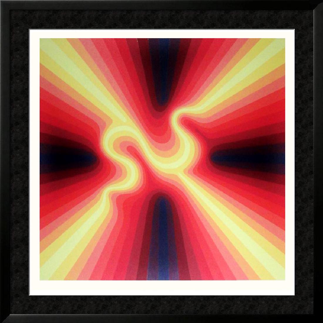 Abstract Vasarely Style Signed Limited Ed Pop Art (1 of 4)
