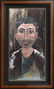 Poker Face Male Original Painting on Canvas Janier