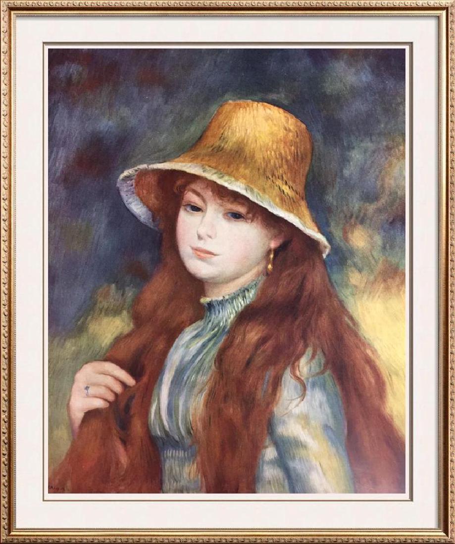 Pierre Auguste Renoir Girl with a Straw Hat c.1884 Fine (1 of 2)