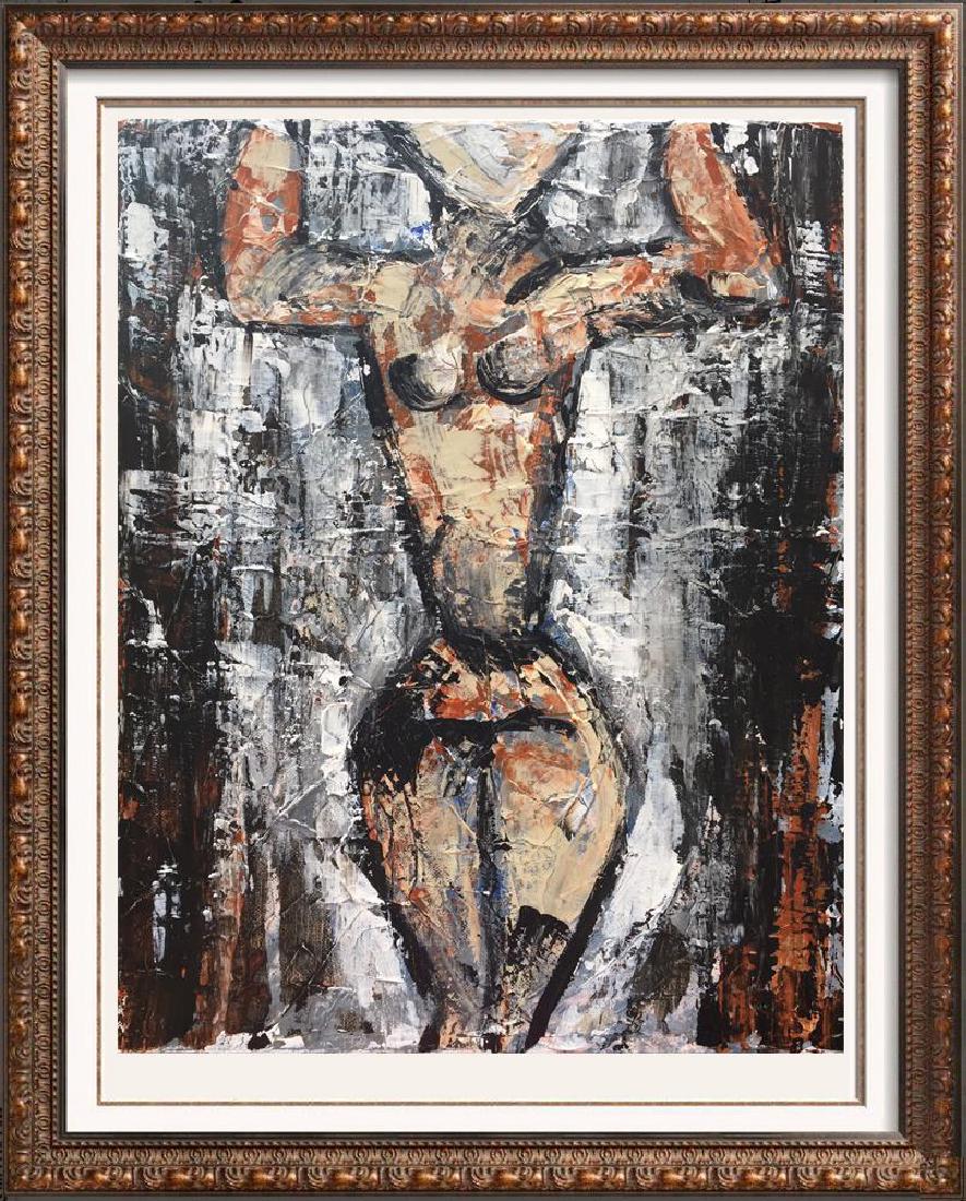 Empowered Abstract Tamayo Style Original Art by Janier (1 of 3)