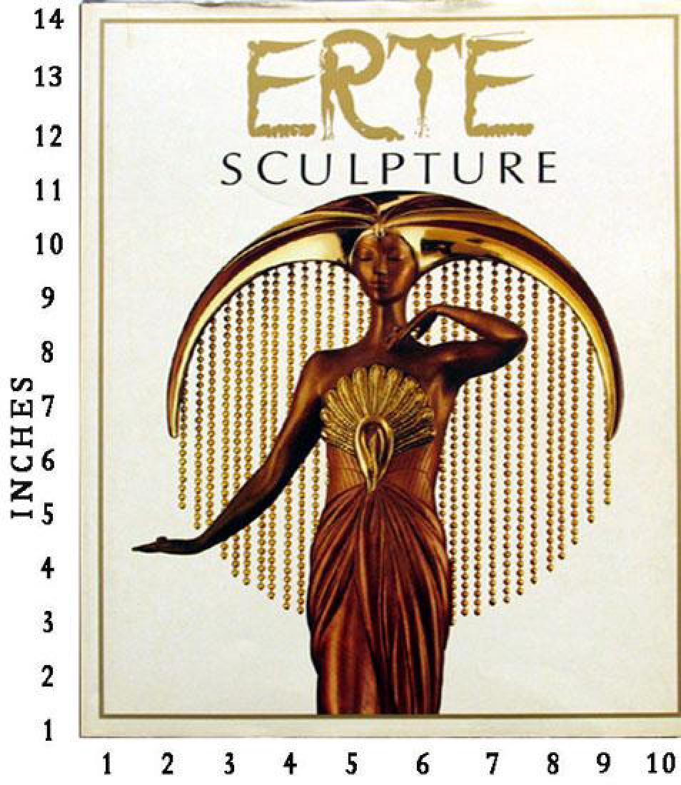 Art Book Liquidation Sale Erte Sculpture 1986 Dutton (1 of 1)