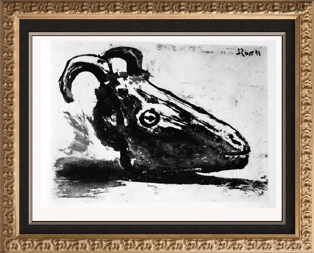 Pablo Picasso 'After'  Skull of a Goat c. 1952 Fine Art (1 of 2)
