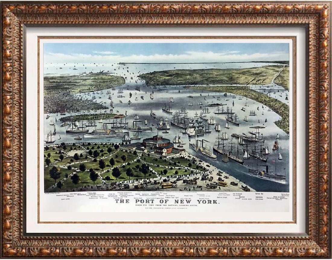 Roy King c.1987 The Port Of New York, The Waterfront (1 of 2)