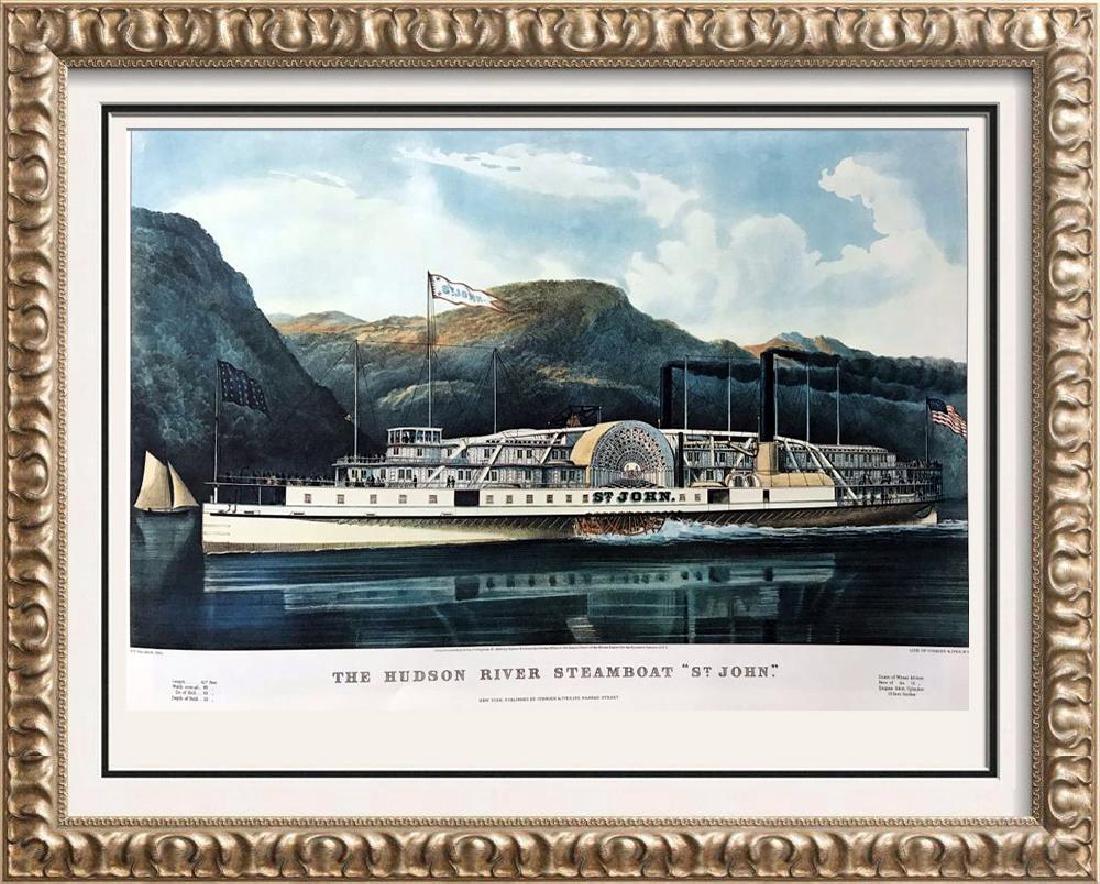 Roy King c.1987 The Hudson River Steamboat Saint John (1 of 2)
