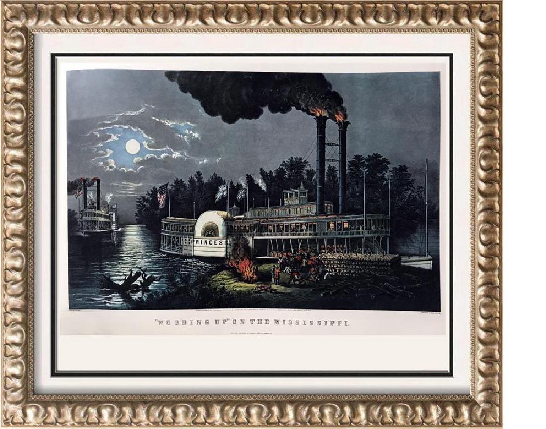 Roy King c.1987 Wooding Up On The Mississippi Not A (1 of 2)