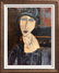 Hat & Necklace Original Painting Janier Signed Canvas