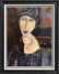 Hat & Necklace Original Painting Janier Signed Canvas - 4
