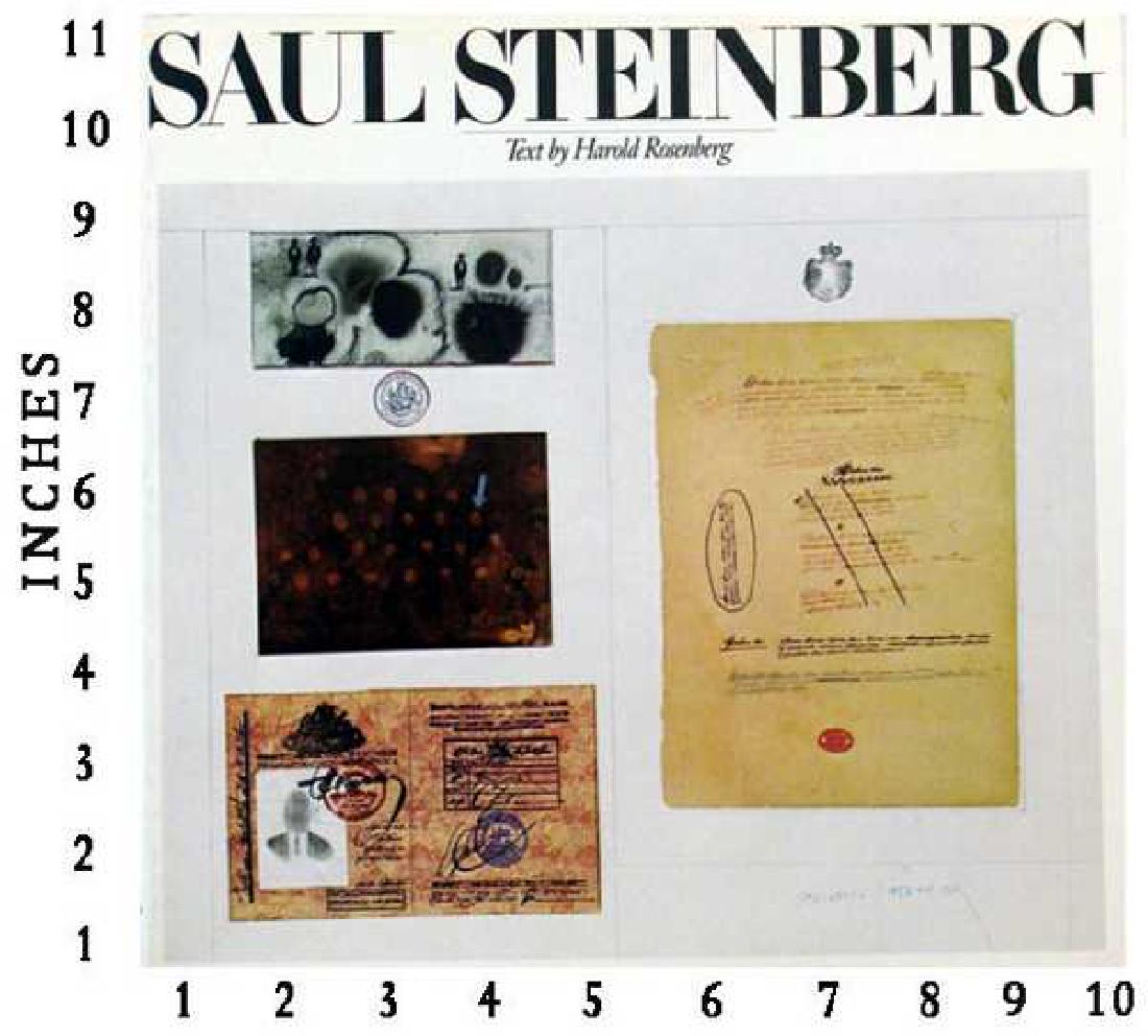 Art Book Liquidation Sale Saul Steinberg 1978 Whitney (1 of 1)