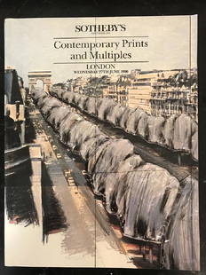 Sotheby's "Contemporary Prints & Multiples": Sotheby's "Contemporary Prints & Multiples" | Sale # 1784 | Location: L | Date of Sale: 6.27.1990 | Pages: 219 | Lots in Sale: 1040 | Catalog Images: Colored & Black & White | Results Sheet Included: