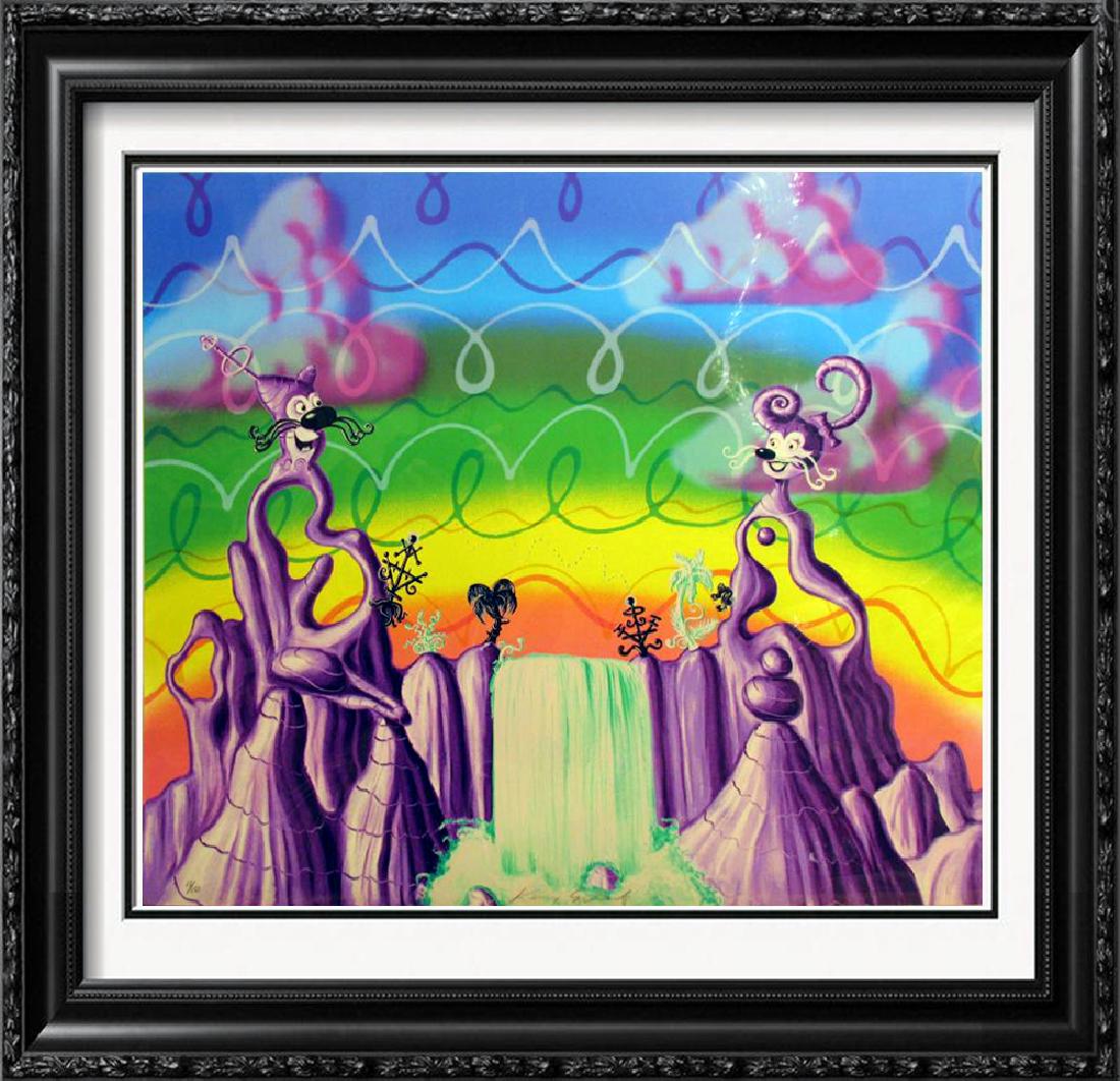Kenny Scharf Rare Aqua Pollination Pop Signed Ltd Ed (1 of 3)