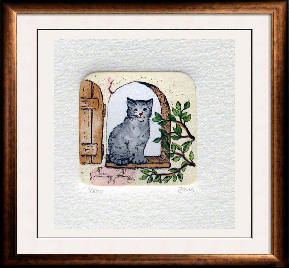 Original Colored Etching Cat Series Buy 3 Get Free (1 of 4)
