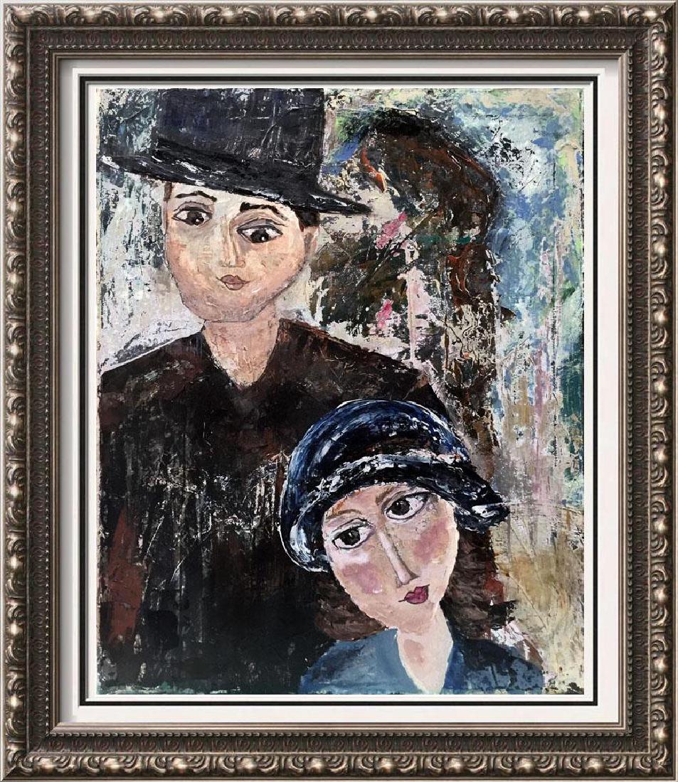Modigliani style figurative abstract Art Dealers (1 of 4)