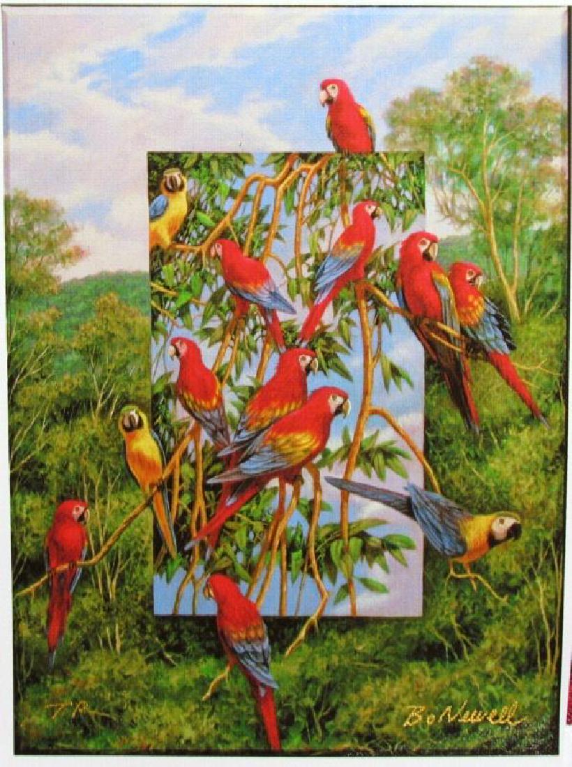 Birds Of Paradise Colorful Hand Signed Newell Ltd Ed (1 of 2)