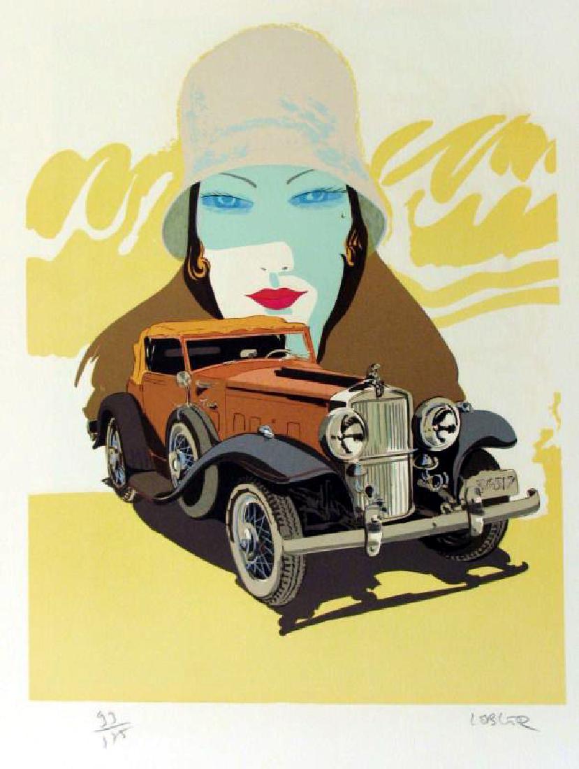 STUTZ ART DECO COLORFUL LIMITED EDITION SIGNED ART (1 of 2)