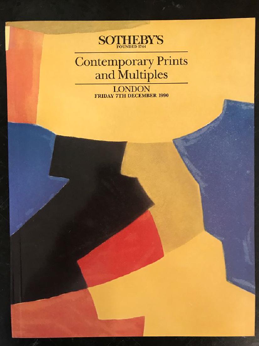 Sotheby's "Contemporary Prints & Multiples": Sotheby's "Contemporary Prints & Multiples" | Sale # 3413 | Location: L | Date of Sale: 12.7.1990 | Pages: 99 | Lots in Sale: 822 | Catalog Images: Colored & Black & White | Results Sheet Included: No