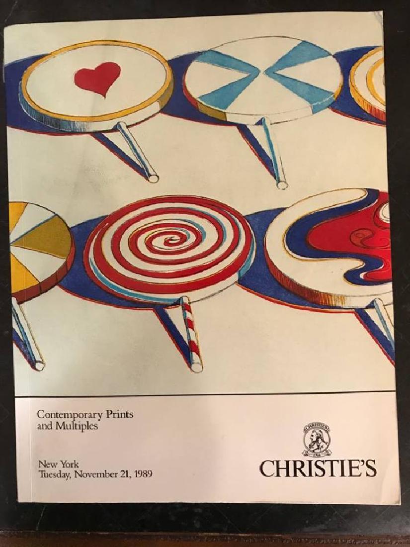 Christie's "Contemporary Prints & Multiples" ( Slight: Christie's "Contemporary Prints & Multiples" ( Slight Water Damage) | Sale # 6962 | Location: N | Date of Sale: 11.21.1989 | Pages: 444 | Lots in Sale: 637 | Catalog Images: Colored & Black & White |
