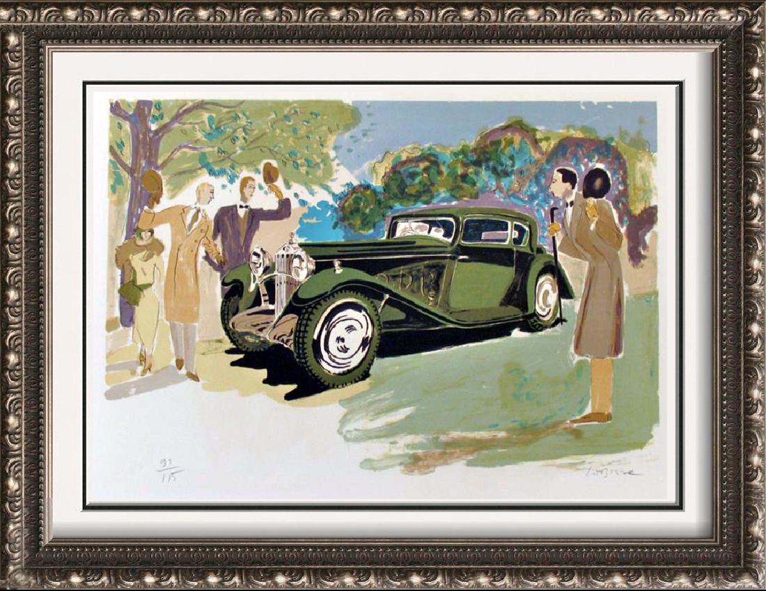 Delage Hand Signed Rare Car Auto Art Limited Edition (1 of 1)
