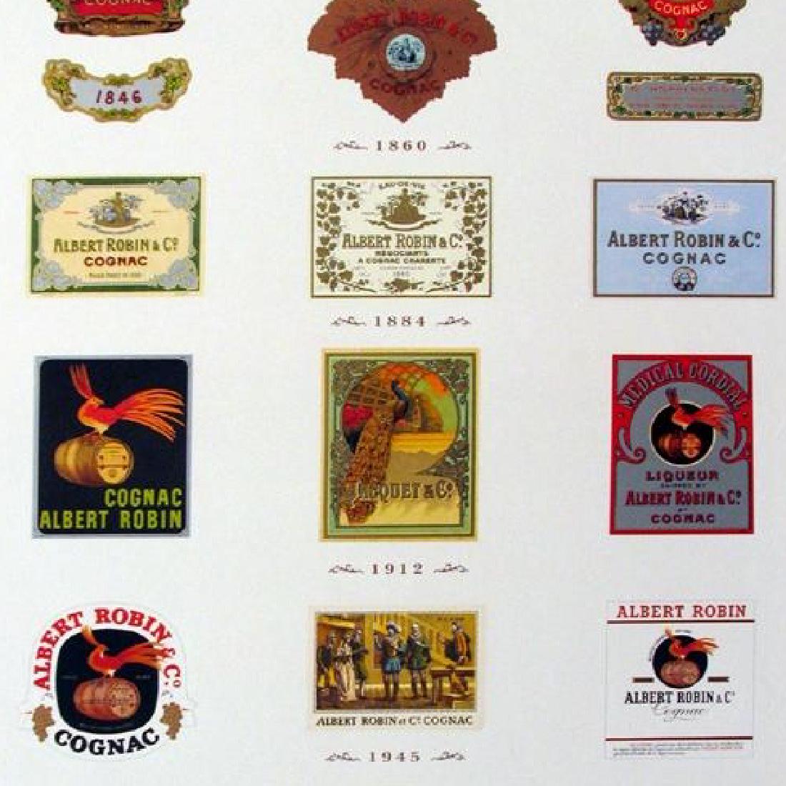 Cool Robert Albert Cognac Labels Art Print (1 of 1)