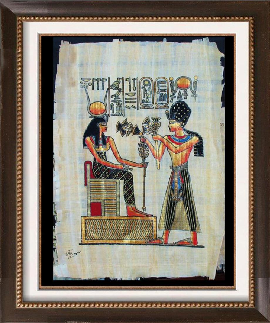 Original Egyptian Art Papyrus Painting Liquidation Sale (1 of 3)