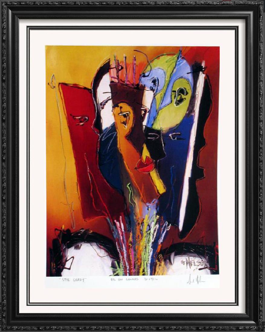 Abstract Modern Art Print Lithograph Sale (1 of 2)