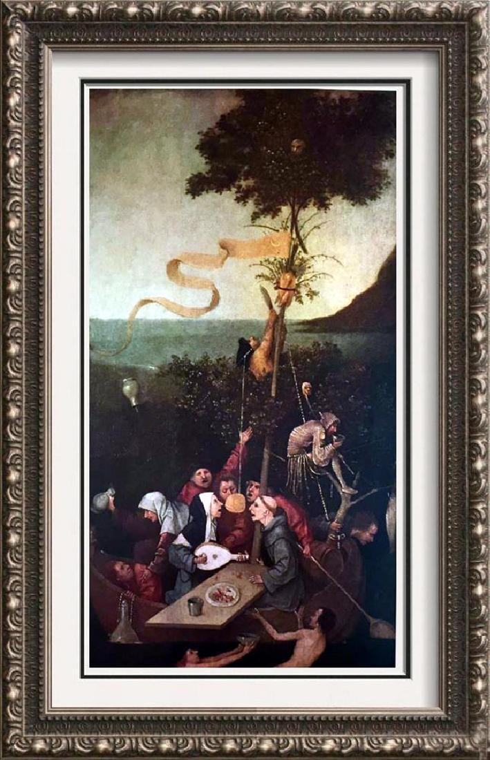 Masterpieces of Dutch Painting Hieronymus Bosch: The: Artist Name: Masterpieces of Dutch Painting | Title of Art: (Plate Three) Hieronymus Bosch: The Ship of Fools c.1500 | Medium: Fine Art Print from Museum Artist | Unsigned & Unnumbered | Art Size: App