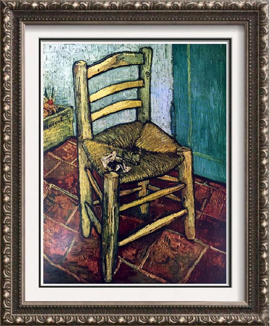 Vincent Van Gogh Van Gogh's Chair c.1889 Fine Art Print: Artist Name: Vincent Van Gogh | Title of Art: (Plate Fourteen) Van Gogh's Chair c.1889 | Medium: Fine Art Print from Museum Artist | Unsigned & Unnumbered | Art Size: Approx 8 x 10 | Offered Unframed.