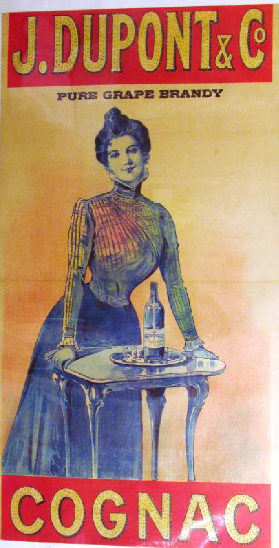 Cognac Dupont & Co Vintage Antique Poster Sale (1 of 3)