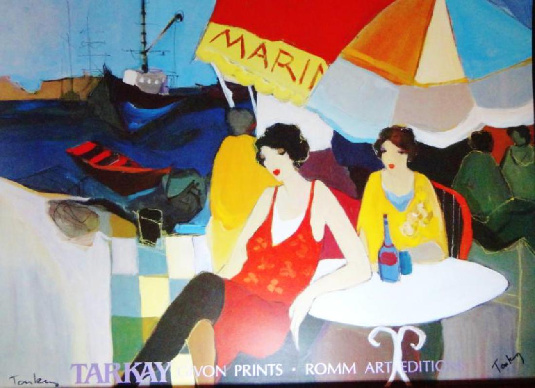 Tarkay Poster Colorful Female Women Café Scene (1 of 2)